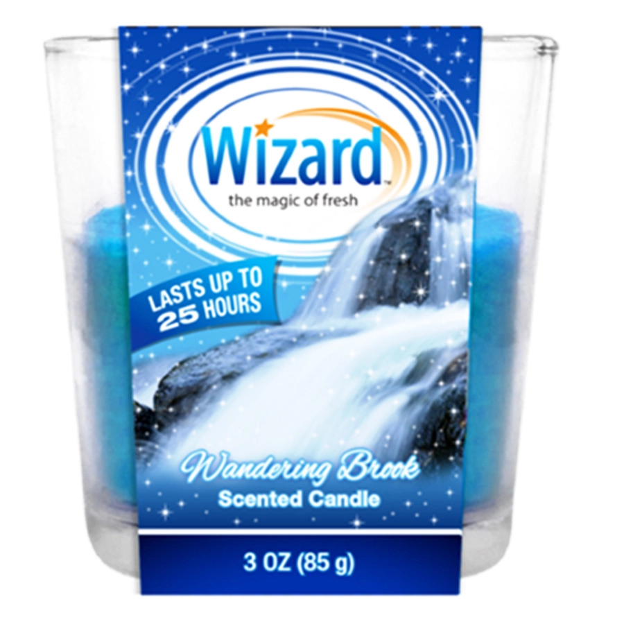 WIZARD SCENTED CANDLE 3 OZ WANDERING BROOK